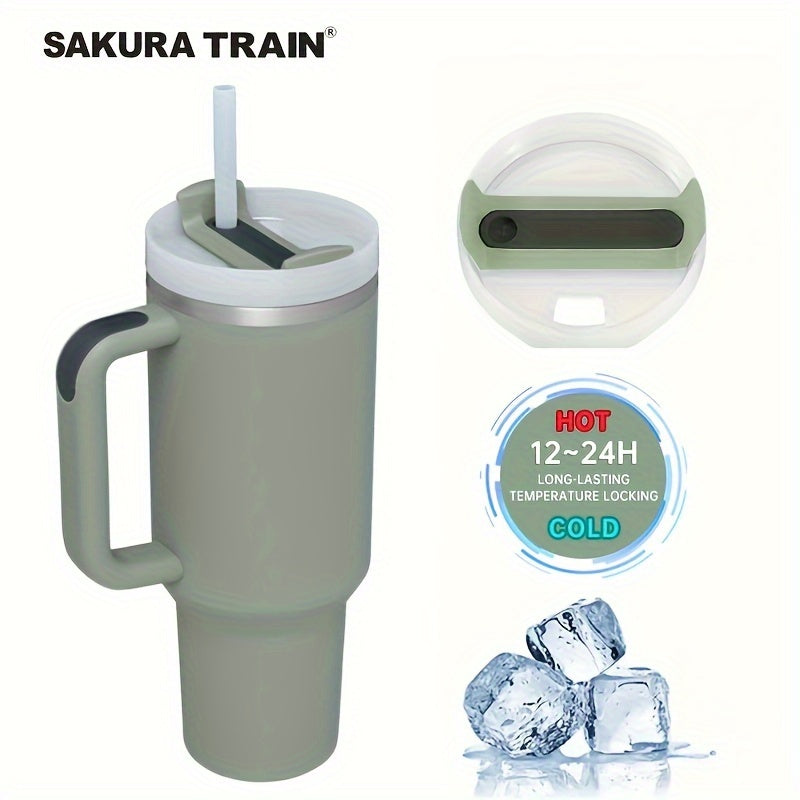 1 pièce, tasse à café pour voiture, bouteille d'eau, grande capacité en acier inoxydable V…