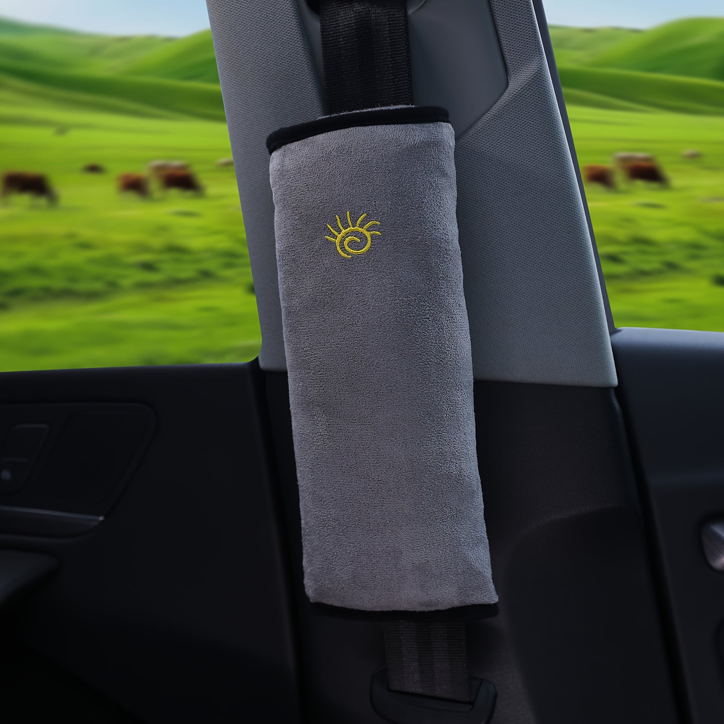 1 protège-épaule de sécurité pour voiture, dispositif de retenue de réglage de ceinture de sécurité, anti-stress