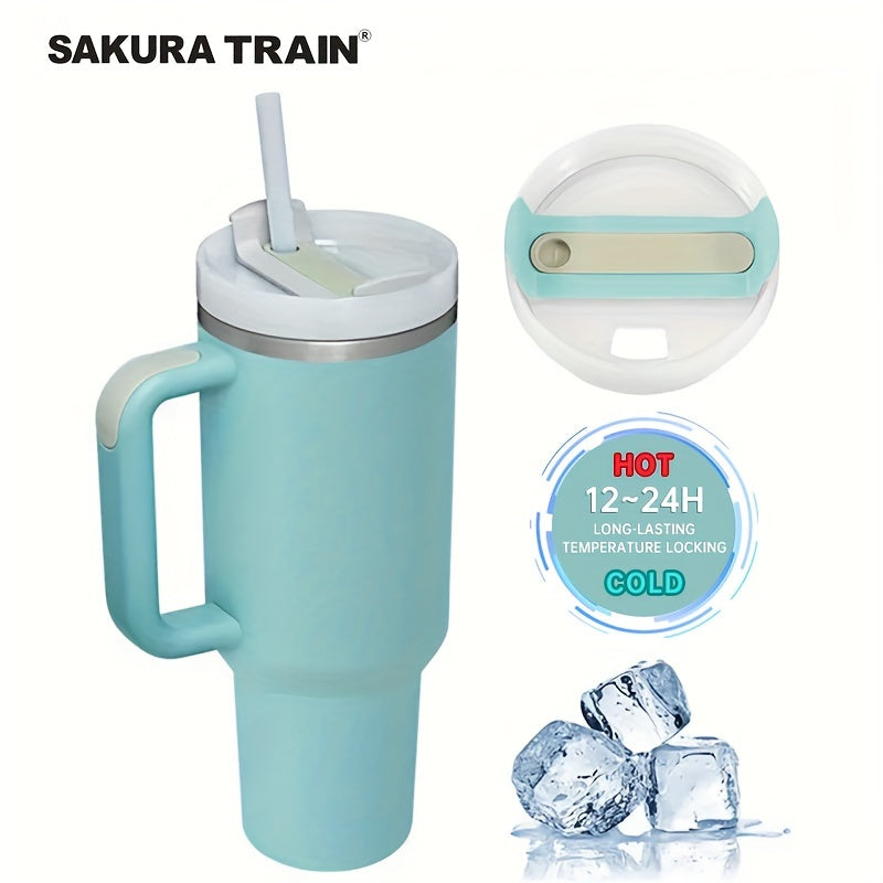 1 pièce, tasse à café pour voiture, bouteille d'eau, grande capacité en acier inoxydable V…