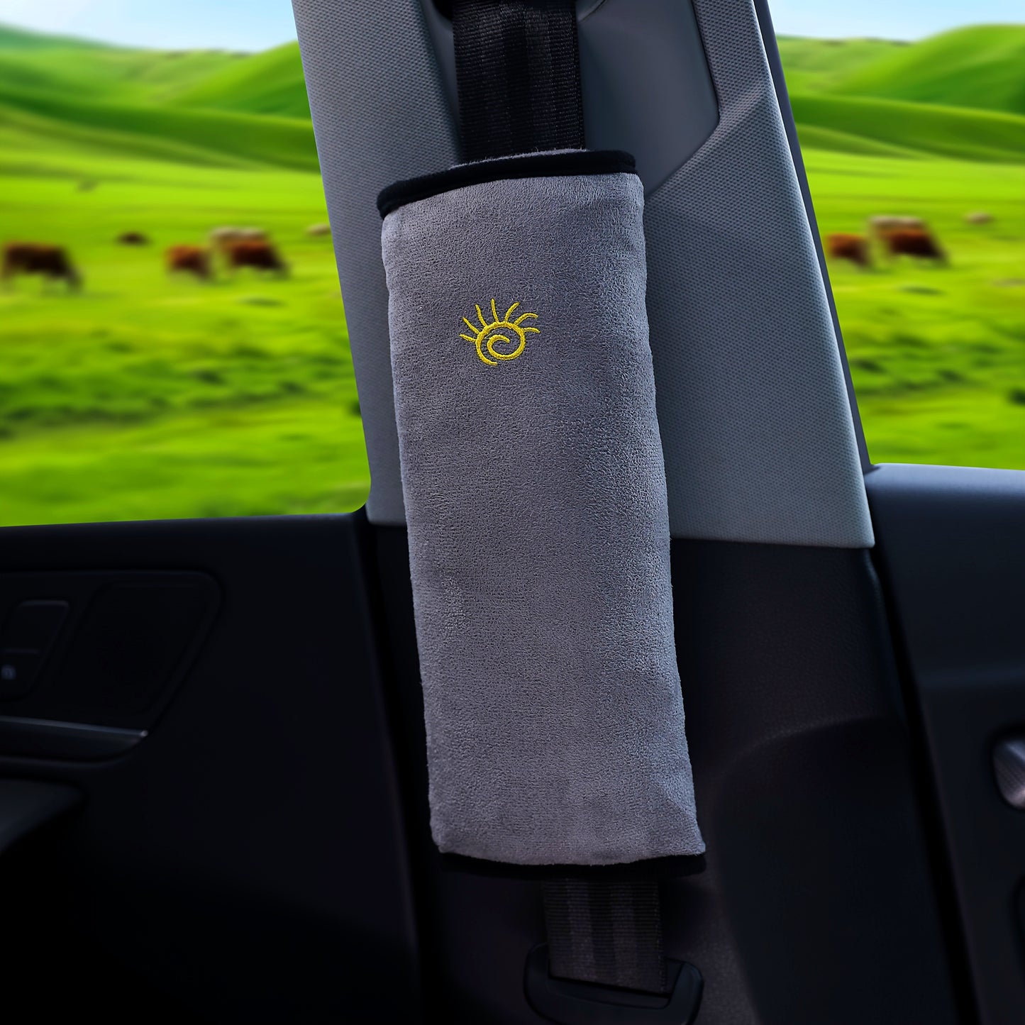 1 protège-épaule de sécurité pour voiture, dispositif de retenue de réglage de ceinture de sécurité, anti-stress