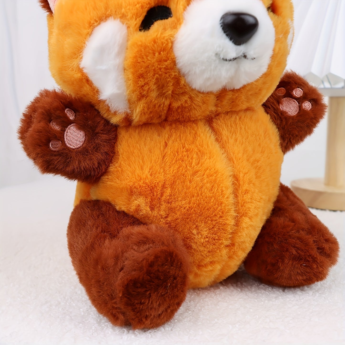 Adorable 8.6 Kawaii Raccoon Plush Toy - Perfect Gift for Kids & Babies on Birthdays & Christmas!