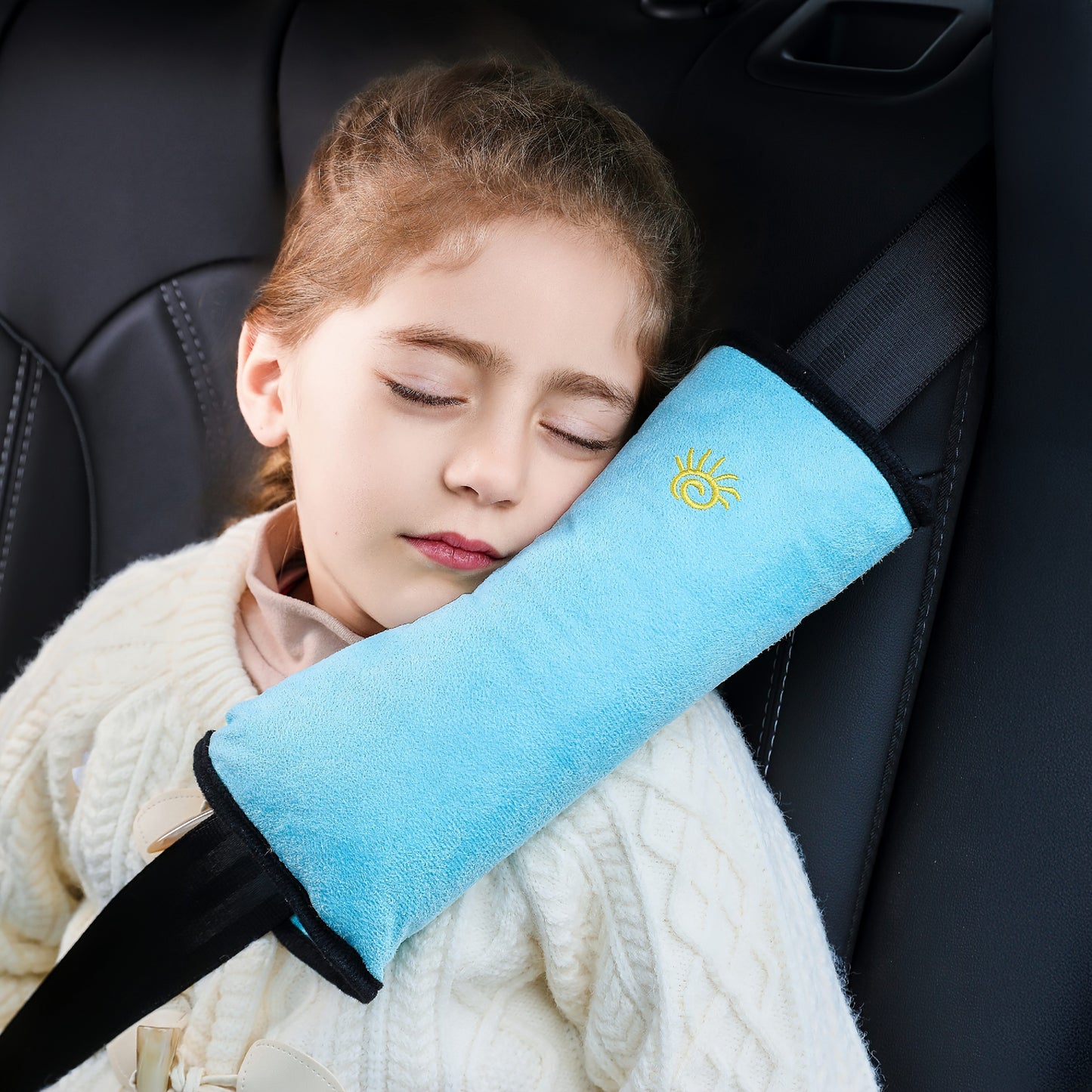 1 protège-épaule de sécurité pour voiture, dispositif de retenue de réglage de ceinture de sécurité, anti-stress