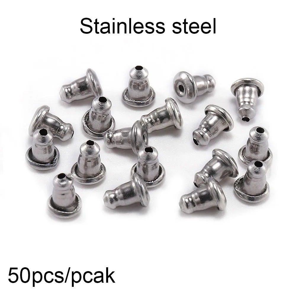 50-200 pcs/lot boucles d'oreilles femoirs boucle d'oreille