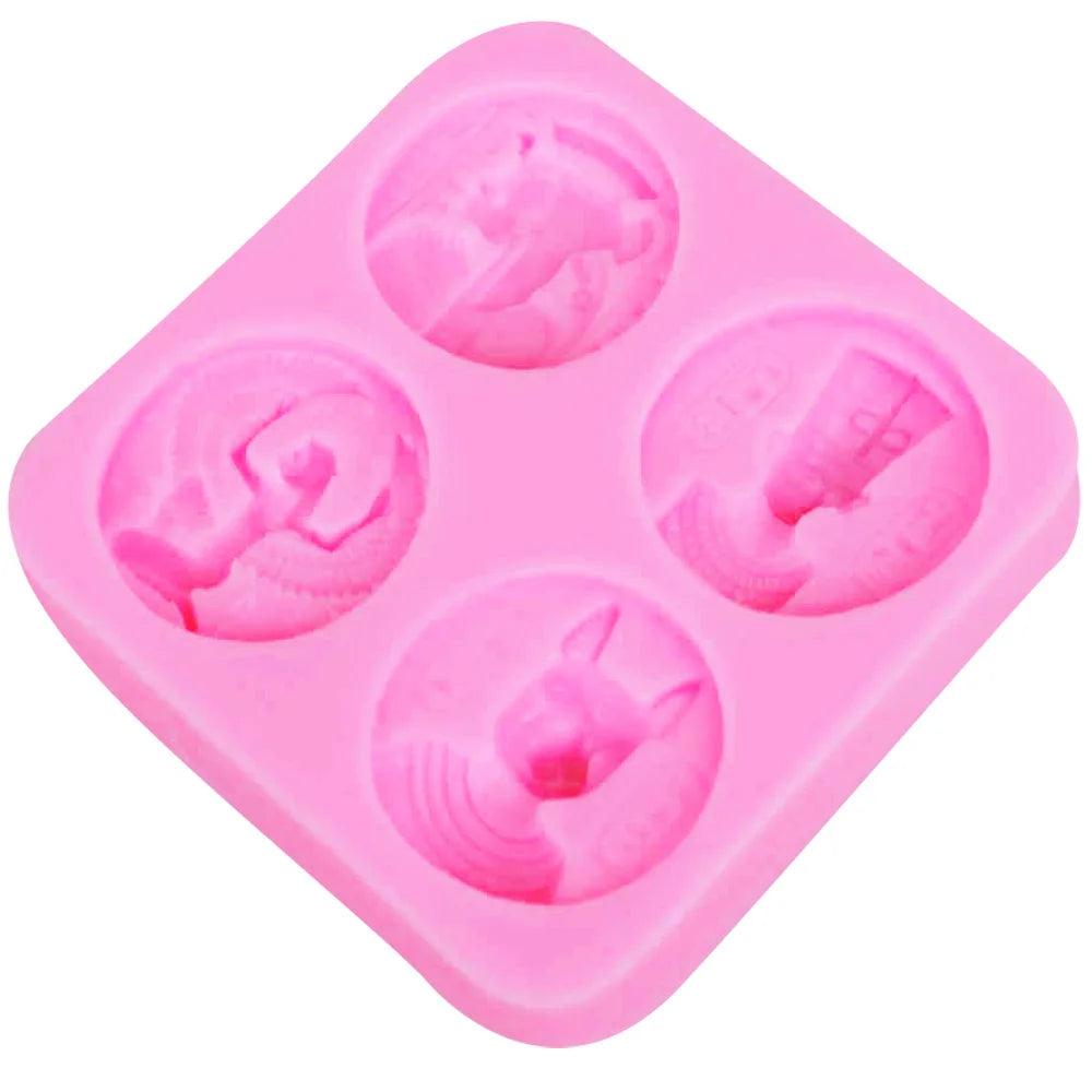 M660 mythologie égyptienne résine époxy UV décoration Silicone Fondant sucre artisanat moule bricolage gâteau bonbons chocolat décoration