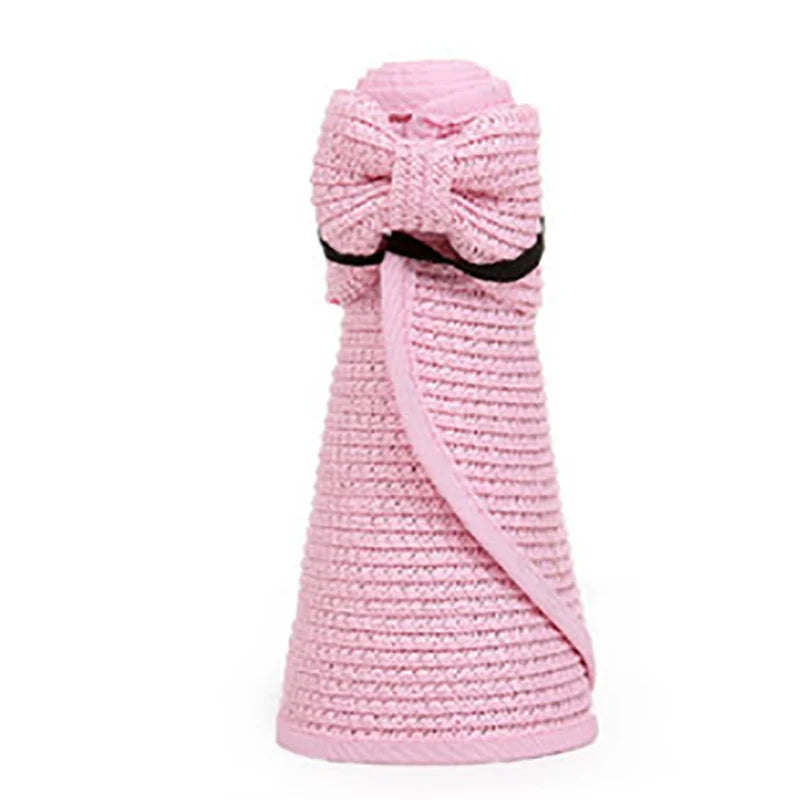 LaMaxPa nouvelles femmes été visières chapeau pliable chapeau de soleil large bord plage chapeaux chapeau de paille chapeau femme plage Protection UV casquette