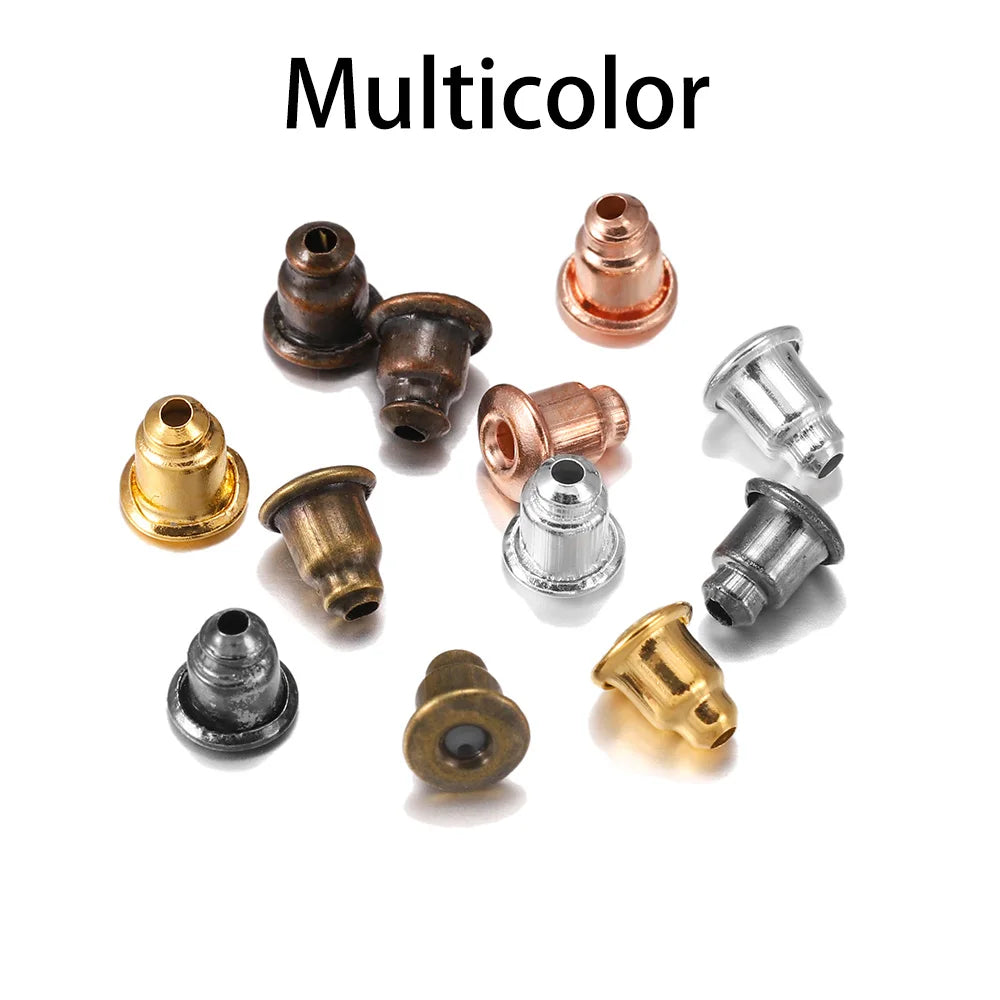 100-200 pièces boucles d'oreilles en caoutchouc dos bouchon écrous boucle d'oreille arrière fournitures pour bijoux bijoux à bricoler soi-même résultats fabrication d'accessoires
