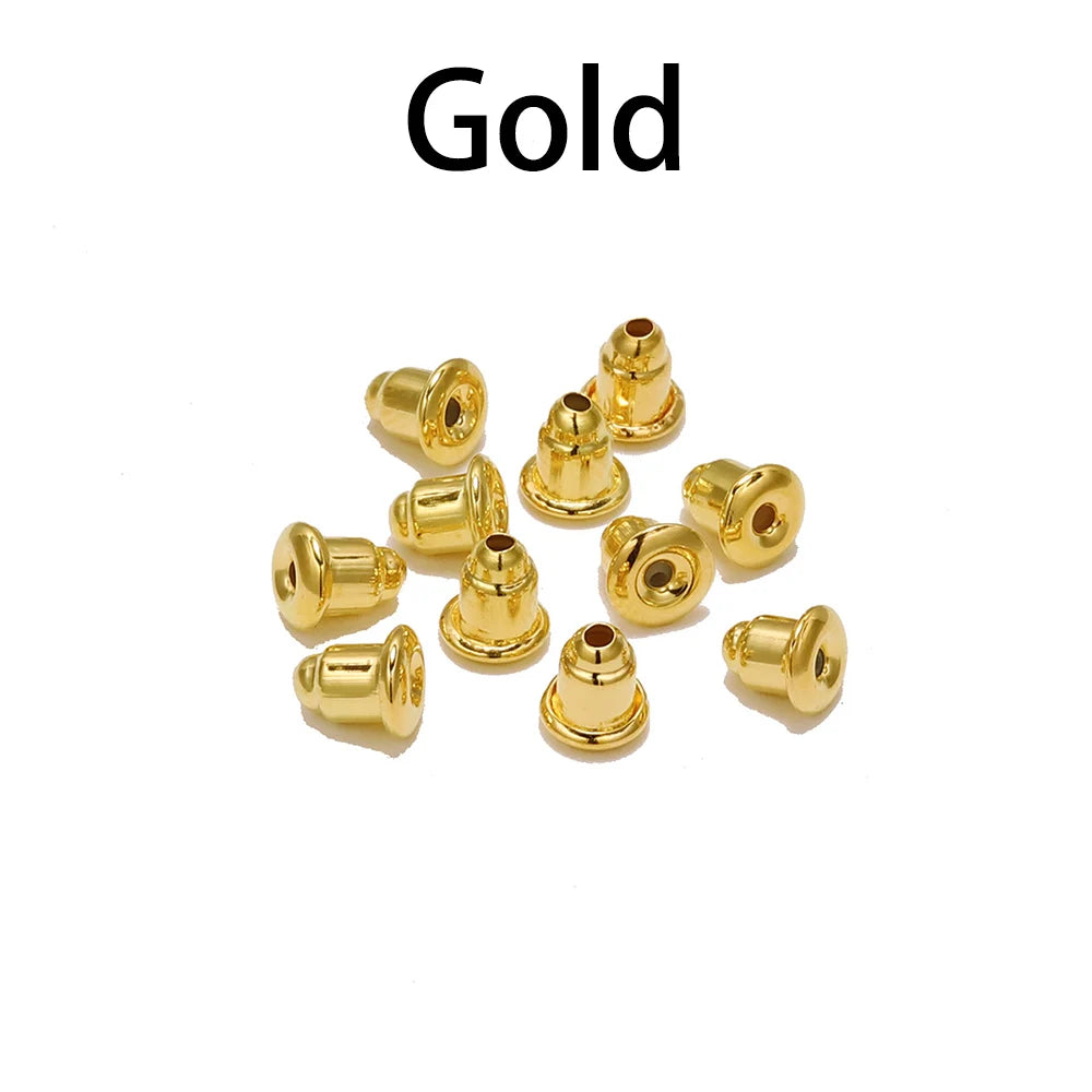 100-200 pièces boucles d'oreilles en caoutchouc dos bouchon écrous boucle d'oreille arrière fournitures pour bijoux bijoux à bricoler soi-même résultats fabrication d'accessoires