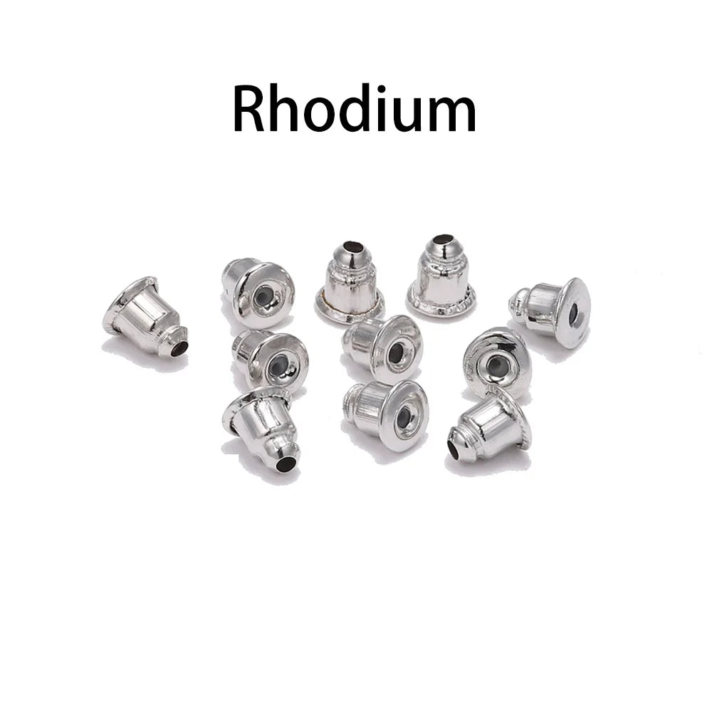 100-200 pièces boucles d'oreilles en caoutchouc dos bouchon écrous boucle d'oreille arrière fournitures pour bijoux bijoux à bricoler soi-même résultats fabrication d'accessoires