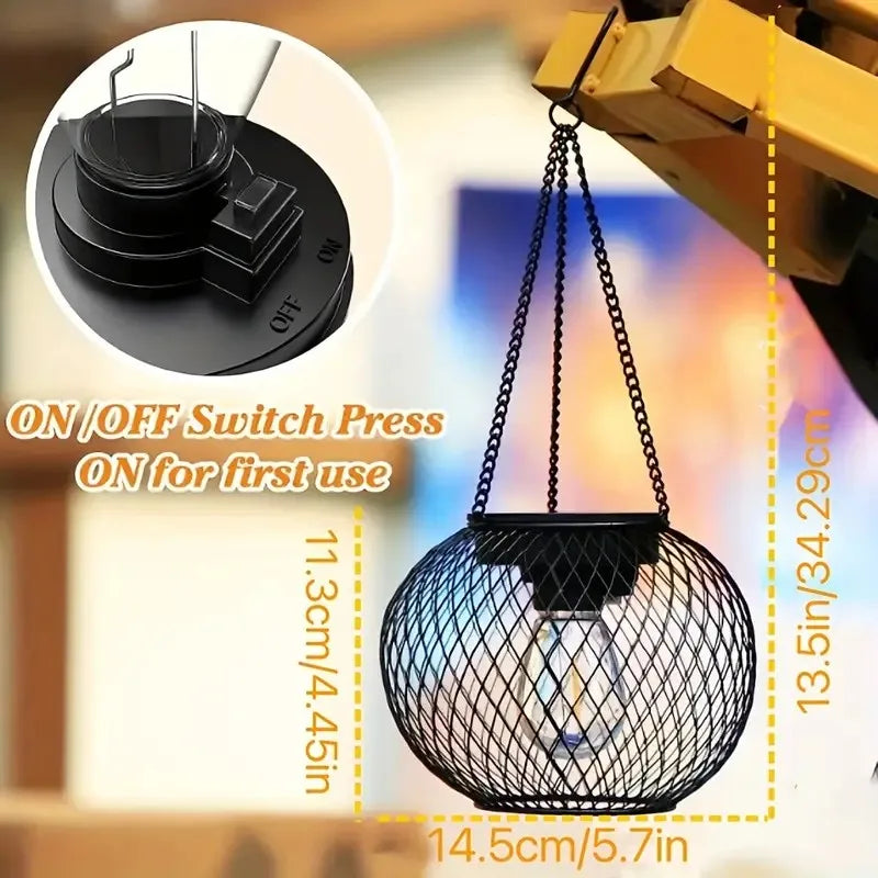 Lampes solaires de Camping en plein air pour lanterne solaire décorative extérieure lampes suspendues extérieures lanternes solaires imperméables décor de jardin