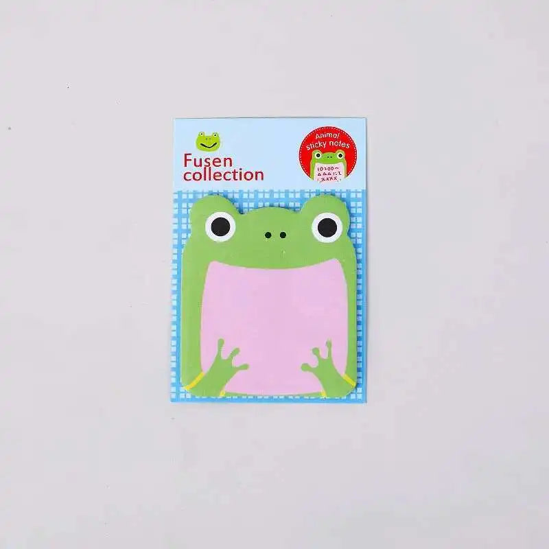 1 pièces autocollant mignon Kawaii Animal Notes autocollantes bloc-Notes bloc-Notes bureau fournitures scolaires papeterie Panda chat lièvre signet poste