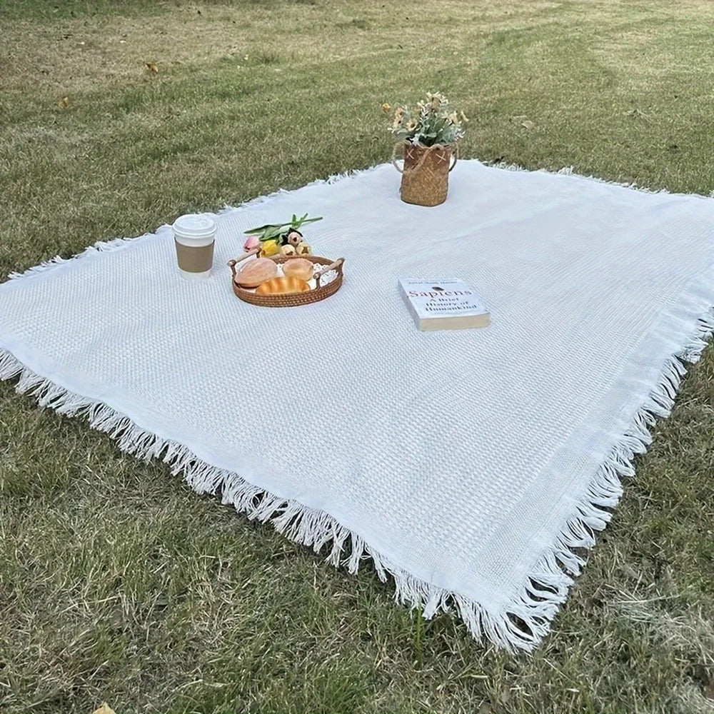 Couverture de camping, tapis de pique-nique, durable, légère, imperméable, lavable à la main, adaptée à un usage extérieur sur les pelouses et les tentes