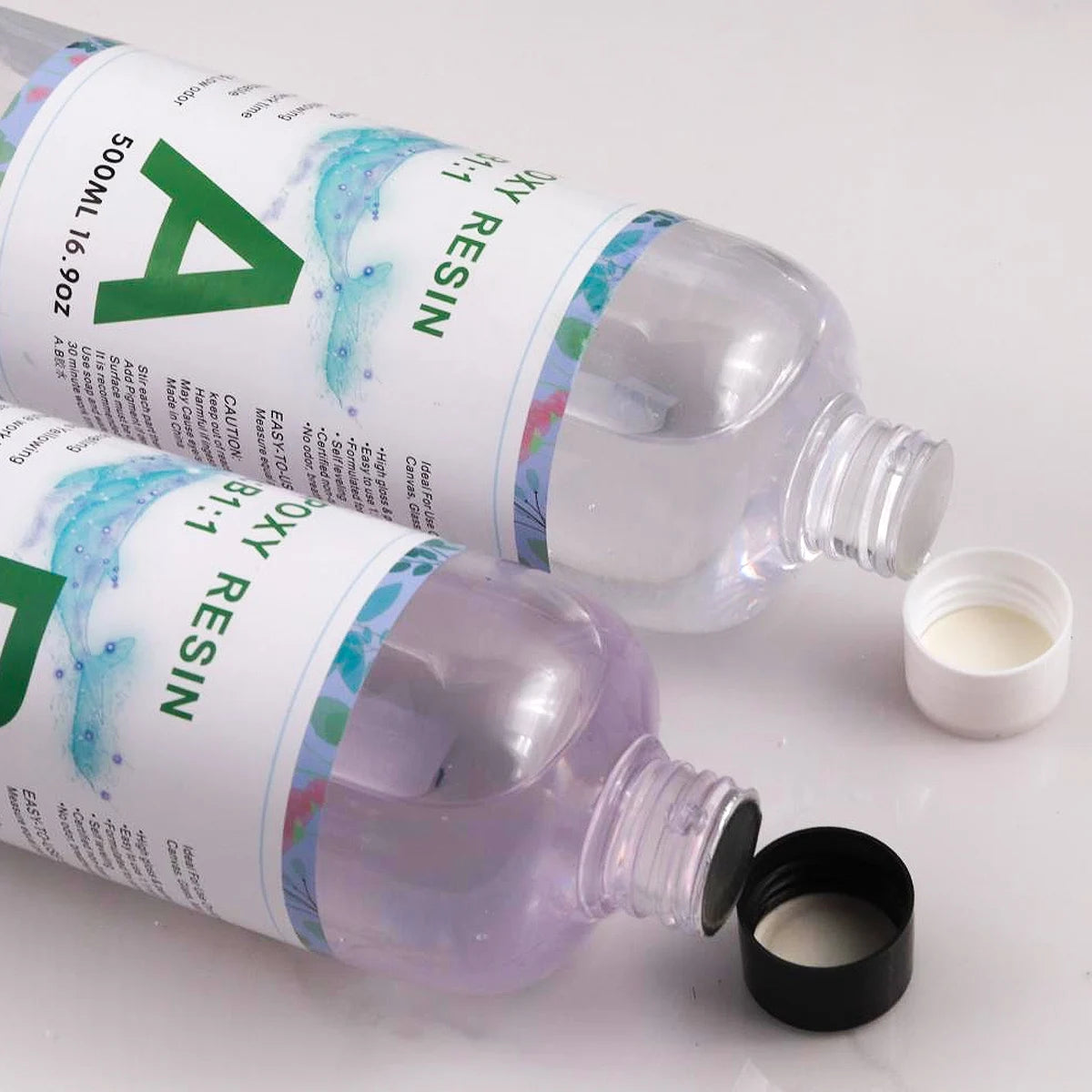 Moule en silicone UV pour décoration de bijoux à bricoler soi-même, résine Xy AB, adhésif, haute transparence, jaunissement, artisanat, cadeau, accessoires, élection, 1:1