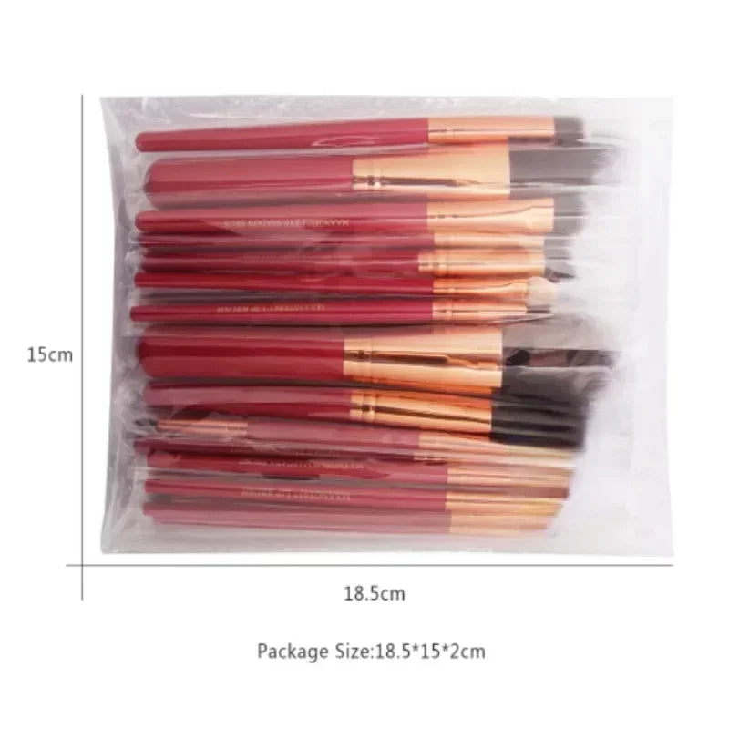 Ensemble de pinceaux de maquillage professionnels, kit d'outils de brosse de maquillage, fard à barrage, eye-liner, cosmétiques, 3 pièces, 13 pièces, 22 pièces