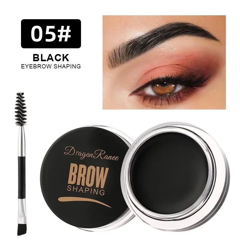Eyeliner mat crème à sourcils Gel imperméable longue durée contour marron noir crème à sourcils crème à sourcils sauvages correcteur