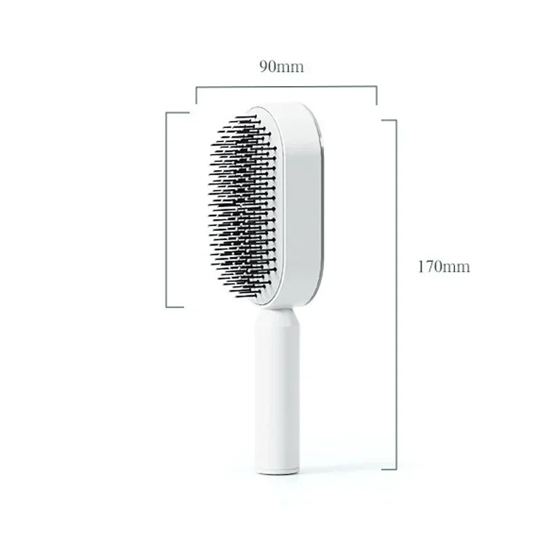 Brosse à Cheveux pour Femme, Peigne Anti-Perte de Cheveux, Airbag, Énergie du Cuir oral elu, Livraison Directe