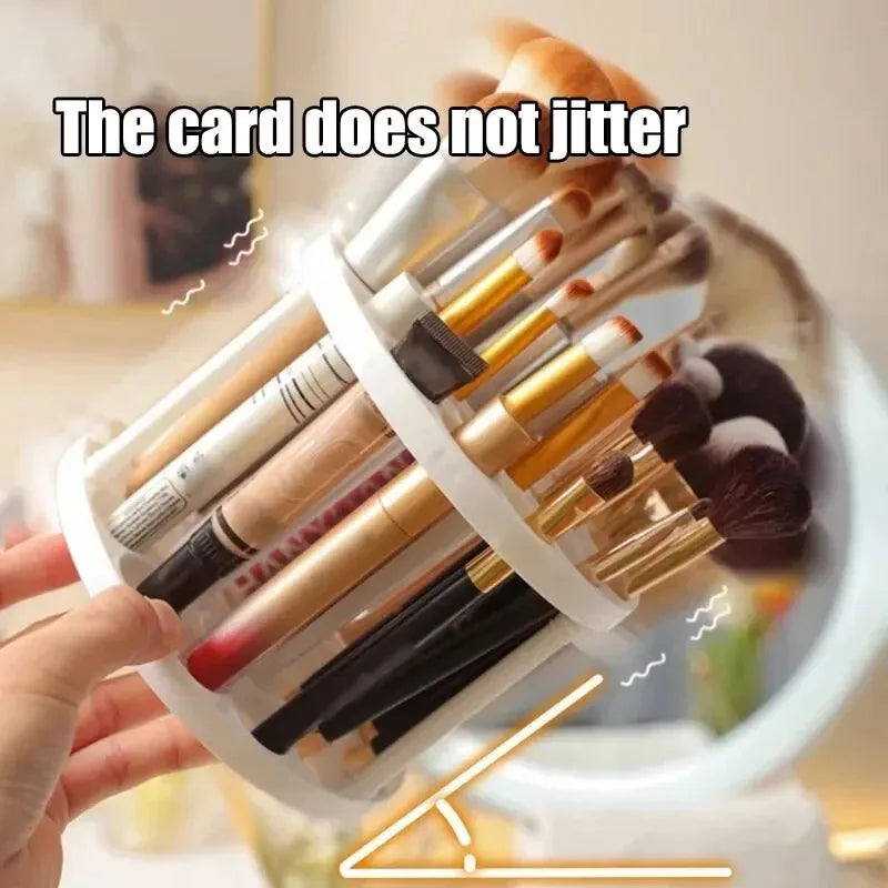 Support de rangement pour pinceaux de maquillage, support de rangement pour cosmétiques de bureau, rouge à lèvres, rangement pour pinceaux de maquillage, coiffeuse, boîte de rangement de tri