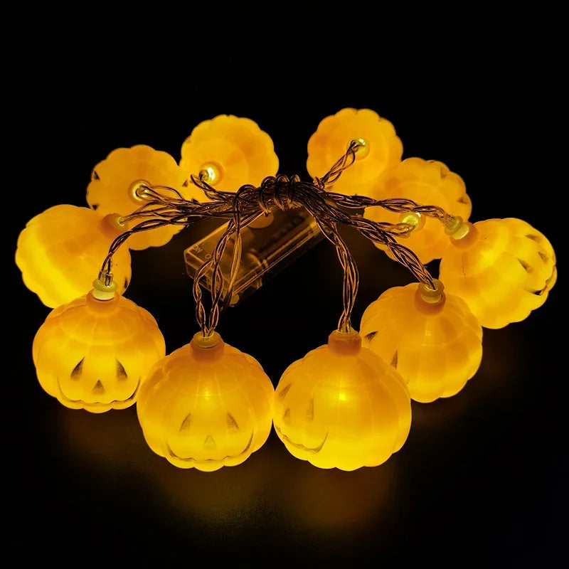 Guirxiété lumineuse LED portable pour Halloween