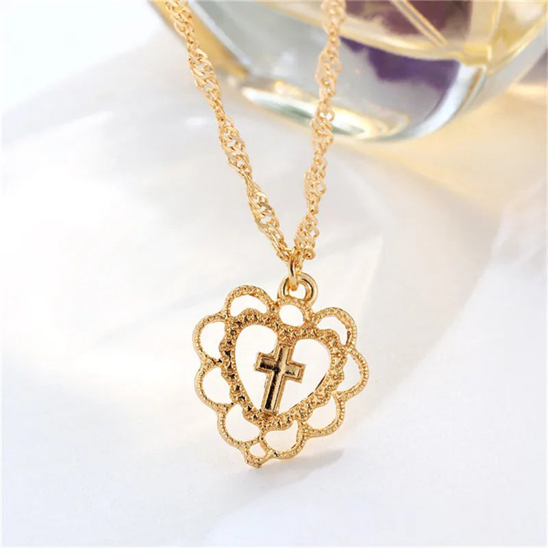 Perle Cristal Collier Ras de Cou Pour Femmes Bohème Coeur Pendentif Multicouche Déclaration Colliers
