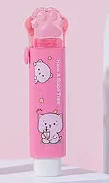 Gomme Portable Kawaii, propre sans miettes, chat, papeterie Kawaii, fournitures scolaires pour enfants