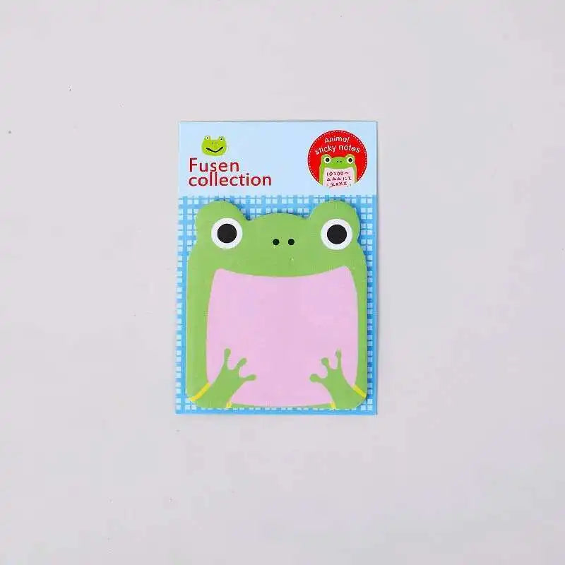 1 pièces autocollant mignon Kawaii Animal Notes autocollantes bloc-Notes bloc-Notes bureau fournitures scolaires papeterie Panda chat lièvre signet poste