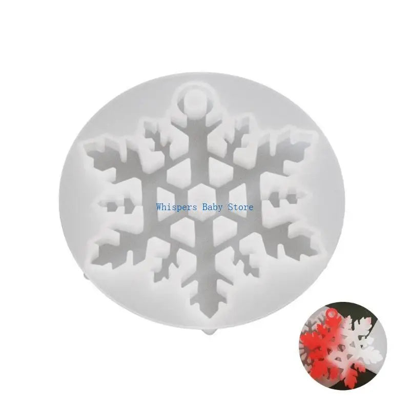 U90E Moules flocons neige en résine époxy réutilisables pour les boucles d'oreilles les clés