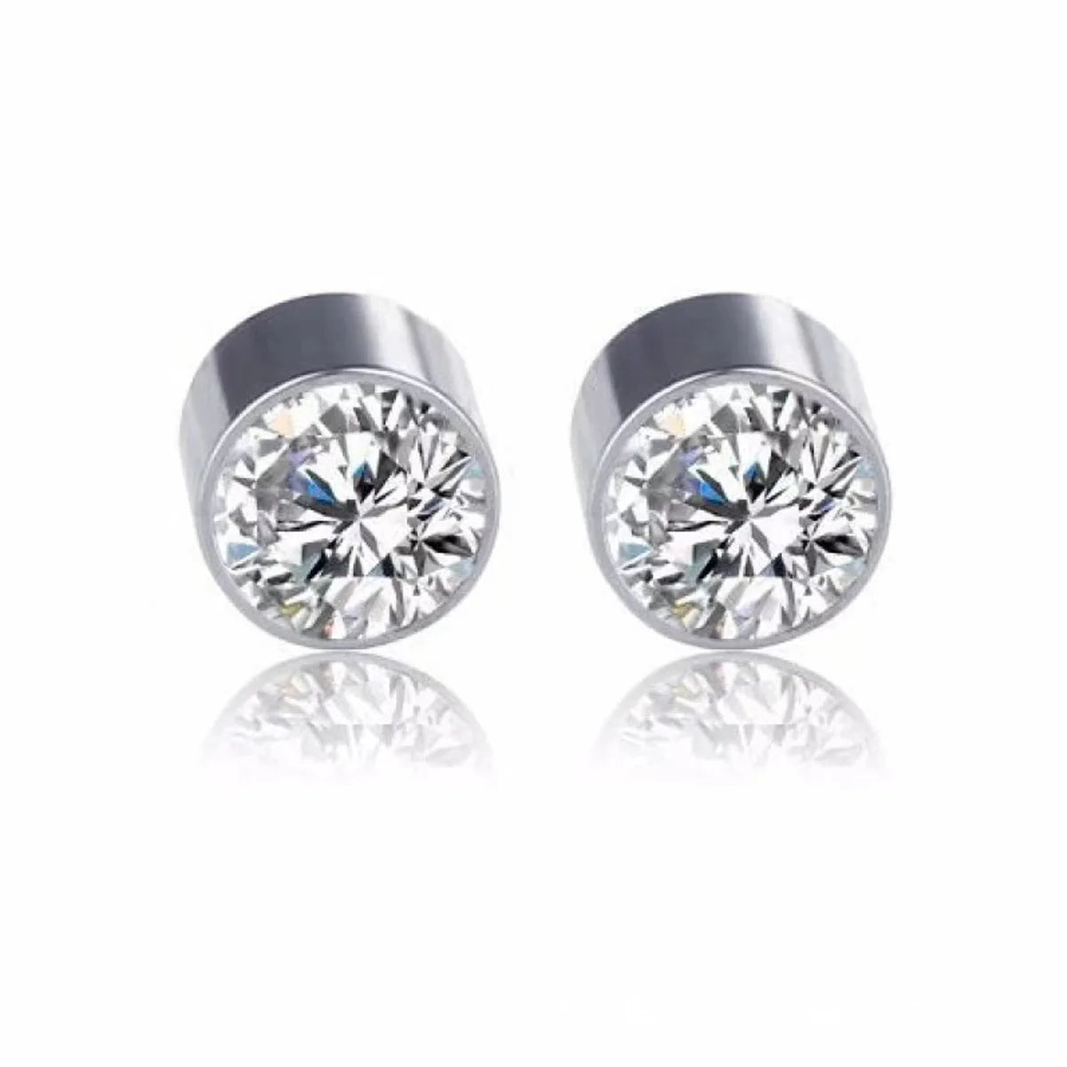 1 paire de boucles d'oreilles magnétiques en acier inoxydable de 6MM pour hommes et femmes, ensemble de boucles d'oreilles à Clip sans perçage, bijoux Non percés