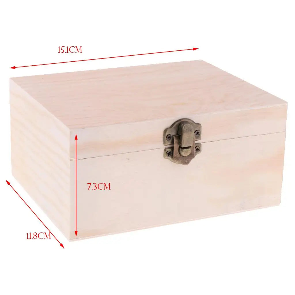 Trousse de maquillage en miroir, boîte de rangement en bois uni, vitrine à bijoux en bois pour la décoration de la maison, de la chambre et du magasin