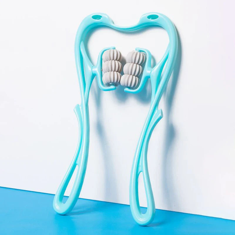 Masseur de cou Cervical, pince de cou manuelle, rouleau de pétrissage multifonctionnel, masseur de Relaxation des épaules et du cou à 6 boules