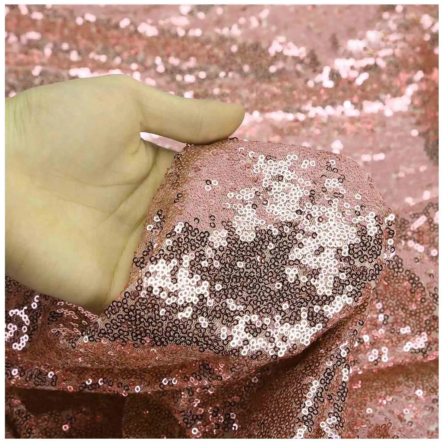 Tissu à paillettes brodées scintillantes, 1 mètre, tissu scintillant or argent pour la fabrication de tissus, couvertures de Table pour événements de fête, décor