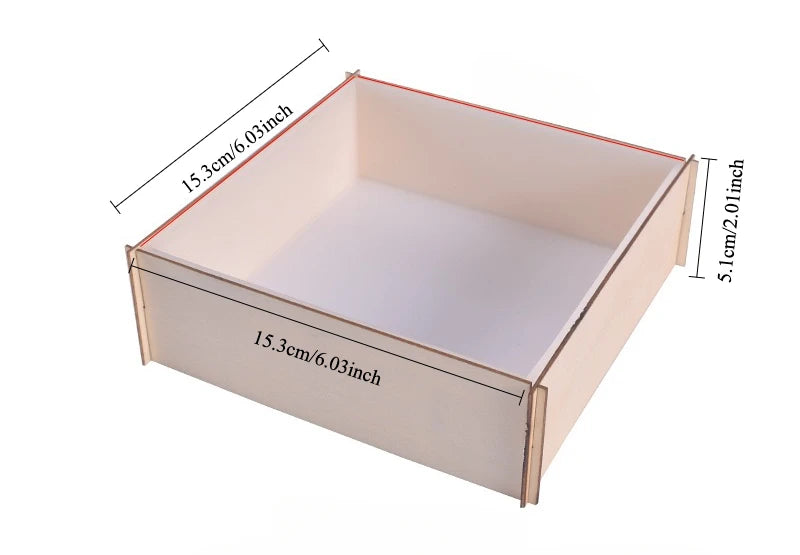 Moules rectangulaires en Silicone pour résine époxy, cubides avec Support en bois, moulage en profondeur pour préserver des fleurs et des échantillons d'insectes