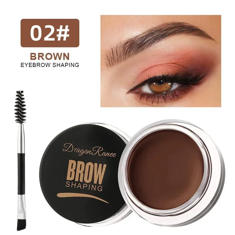Eyeliner mat crème à sourcils Gel imperméable longue durée contour marron noir crème à sourcils crème à sourcils sauvages correcteur
