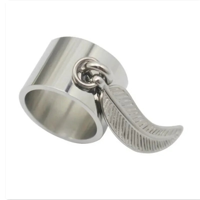 Bague pendentif géométrique ovale pour femmes, bijoux à la mode, en acier inoxydable, taille 7 10 11 6 9 8