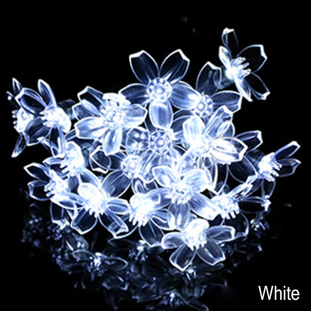 Guirlande lumineuse féerique à piles, 1 pièce, 10/20/30/40 LED, lumières en fleurs de cerisier pour décoration de mariage Patry