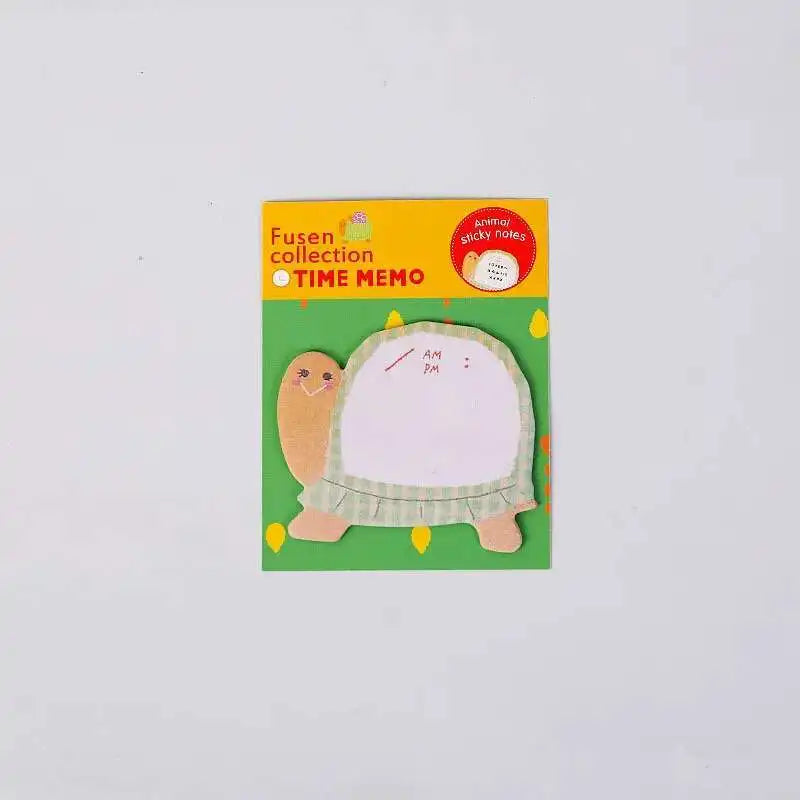 1 pièces autocollant mignon Kawaii Animal Notes autocollantes bloc-Notes bloc-Notes bureau fournitures scolaires papeterie Panda chat lièvre signet poste