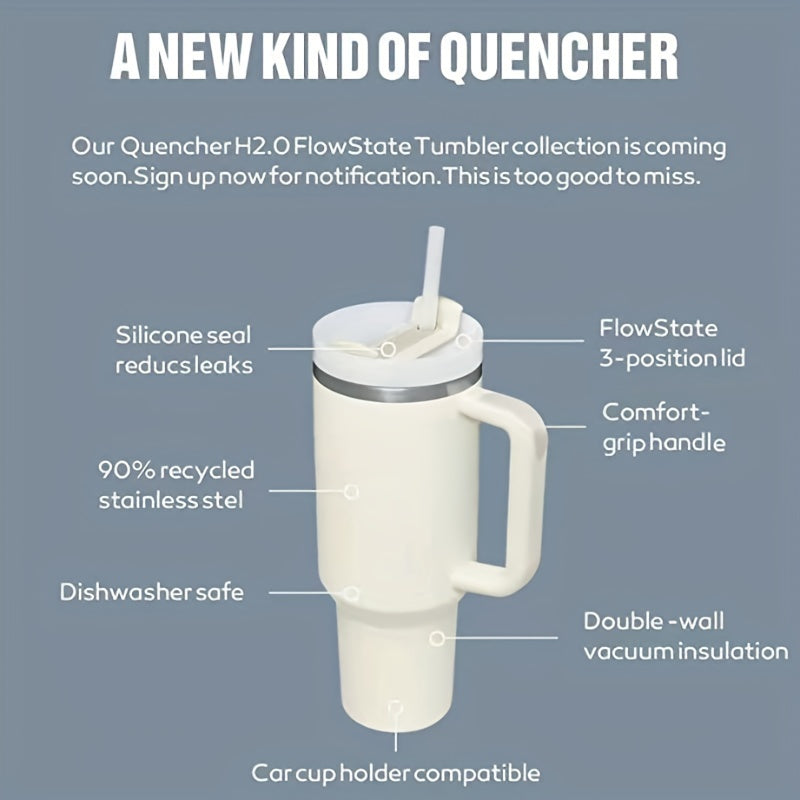 1 pièce, tasse à café pour voiture, bouteille d'eau, grande capacité en acier inoxydable V…