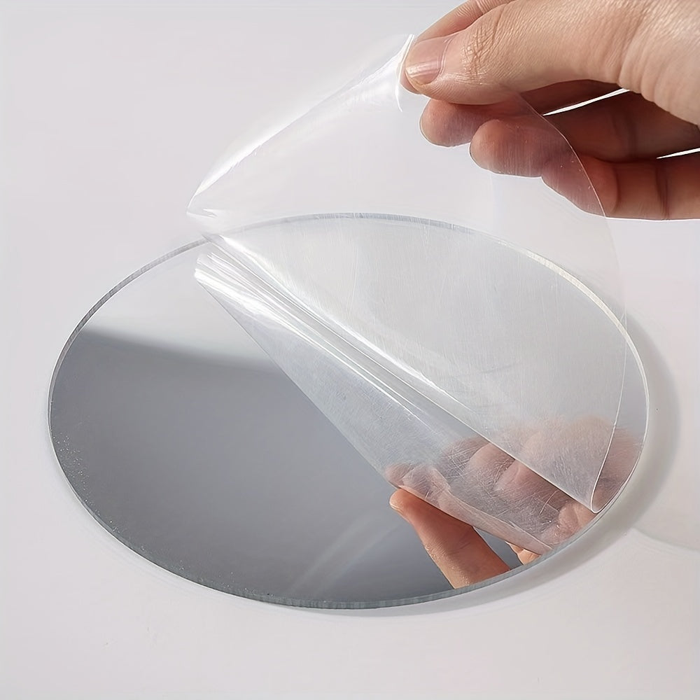 1 miroir à pampilles circulaire tissé à la main - Style encastré fixé au mur