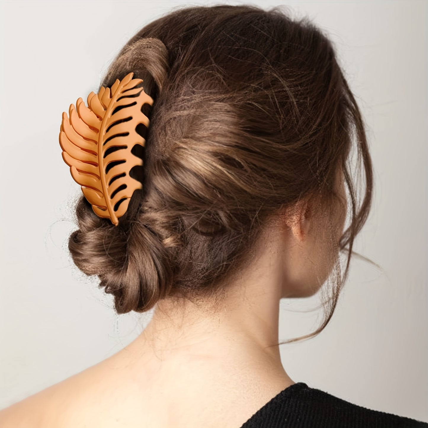 Pinces à cheveux d'automne, grande griffe à cheveux, feuille, pince à cheveux, grande pince à cheveux…