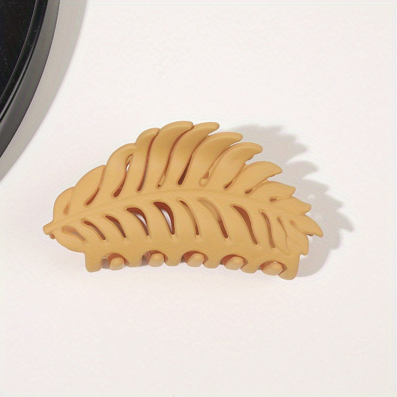 Pinces à cheveux d'automne, grande griffe à cheveux, feuille, pince à cheveux, grande pince à cheveux…
