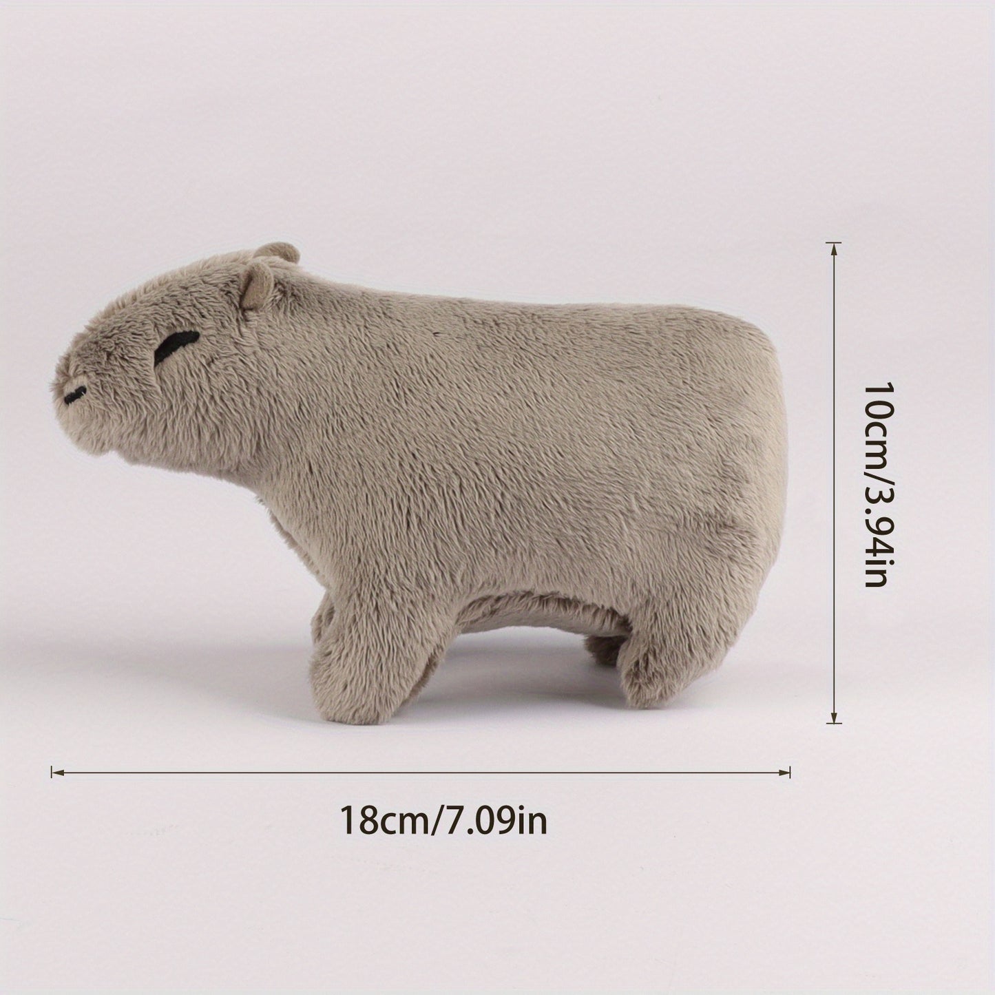 2Tailles Simulation Animal Capybara Peluche Jouets Mignon Capybara Poupées en peluche Peluche Animaux en peluche Enfants Jouet Enfants Peluche Cadeau