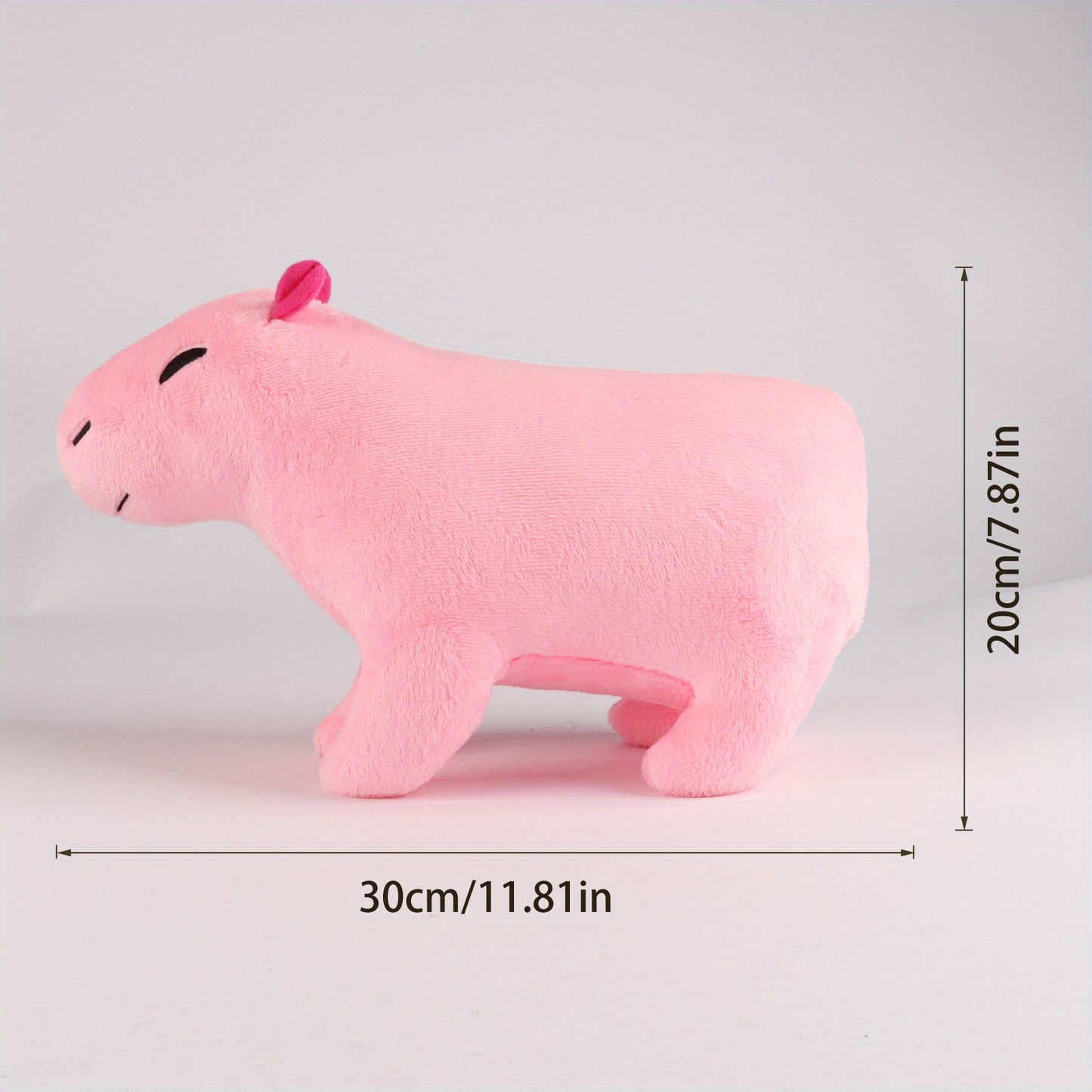 2Tailles Simulation Animal Capybara Peluche Jouets Mignon Capybara Poupées en peluche Peluche Animaux en peluche Enfants Jouet Enfants Peluche Cadeau