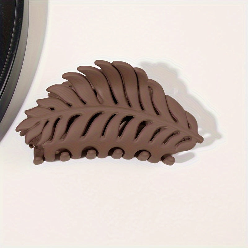 Pinces à cheveux d'automne, grande griffe à cheveux, feuille, pince à cheveux, grande pince à cheveux…