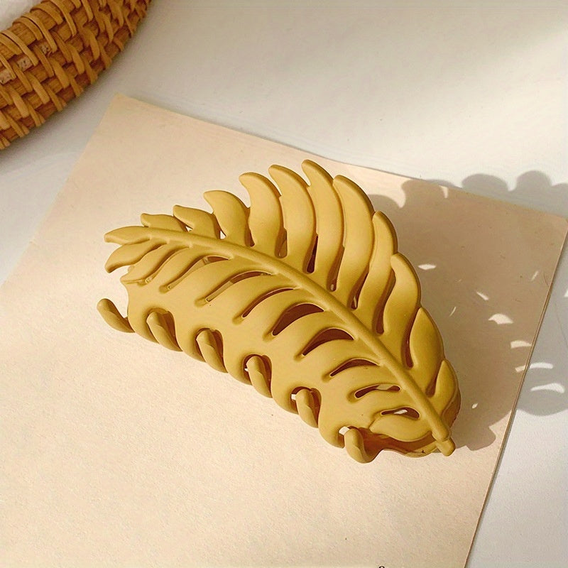 Pinces à cheveux d'automne, grande griffe à cheveux, feuille, pince à cheveux, grande pince à cheveux…