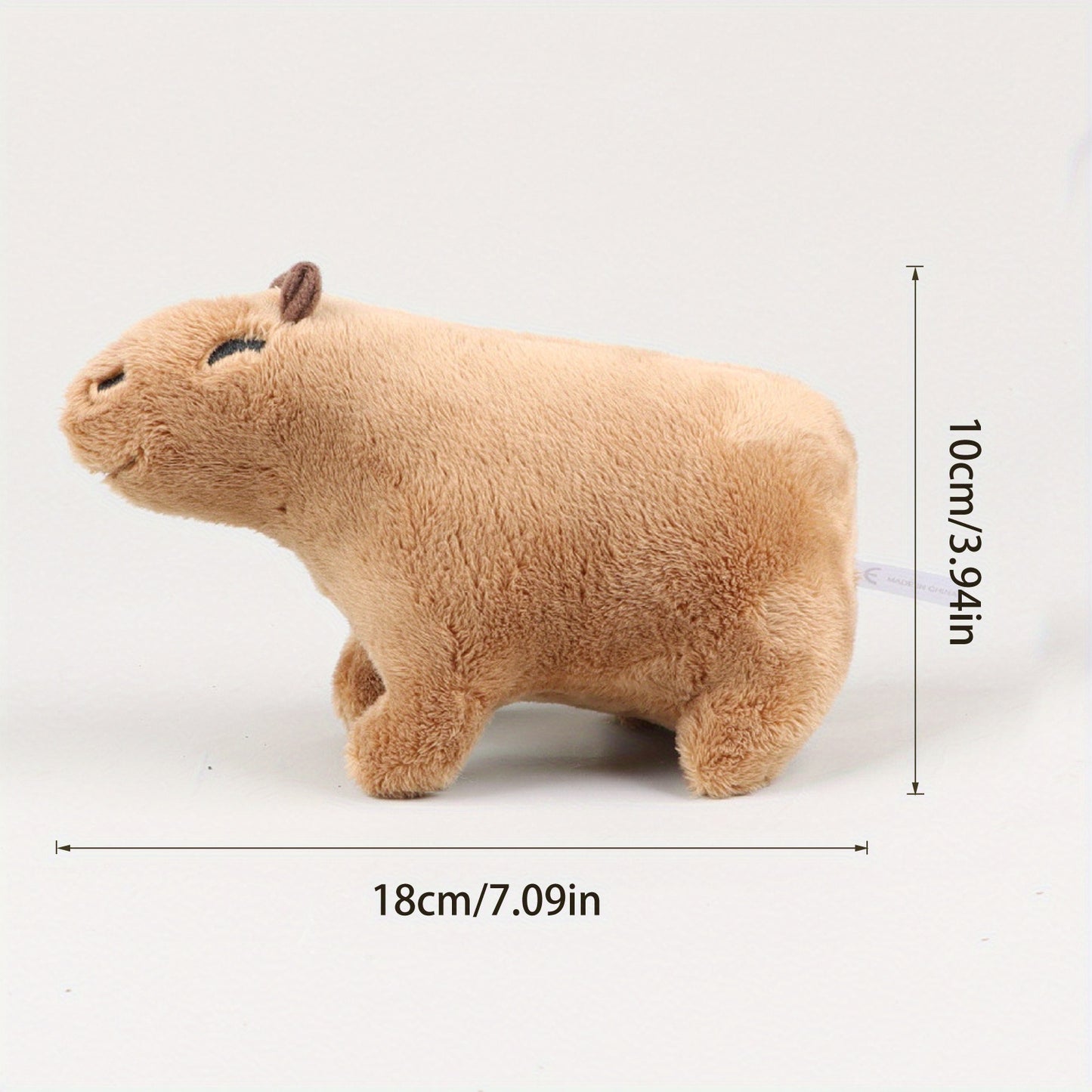 2Tailles Simulation Animal Capybara Peluche Jouets Mignon Capybara Poupées en peluche Peluche Animaux en peluche Enfants Jouet Enfants Peluche Cadeau