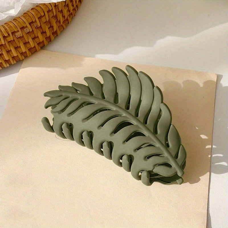 Pinces à cheveux d'automne, grande griffe à cheveux, feuille, pince à cheveux, grande pince à cheveux…