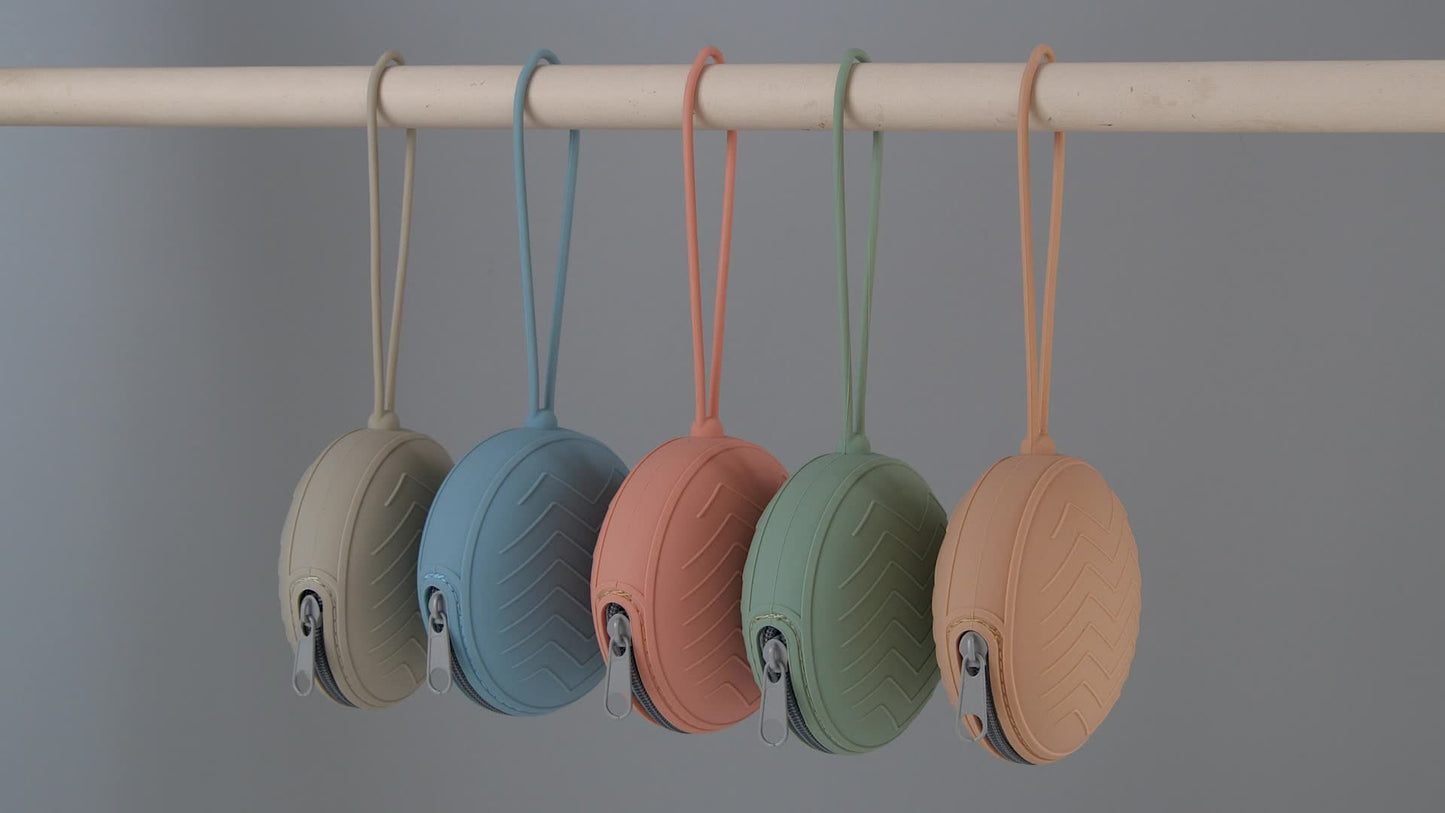 Étui à tétine en silicone, porte-tétine sans BPA, pochette de voyage en silicone, accessoires pour tétines, étui de rangement en silicone pour tétines