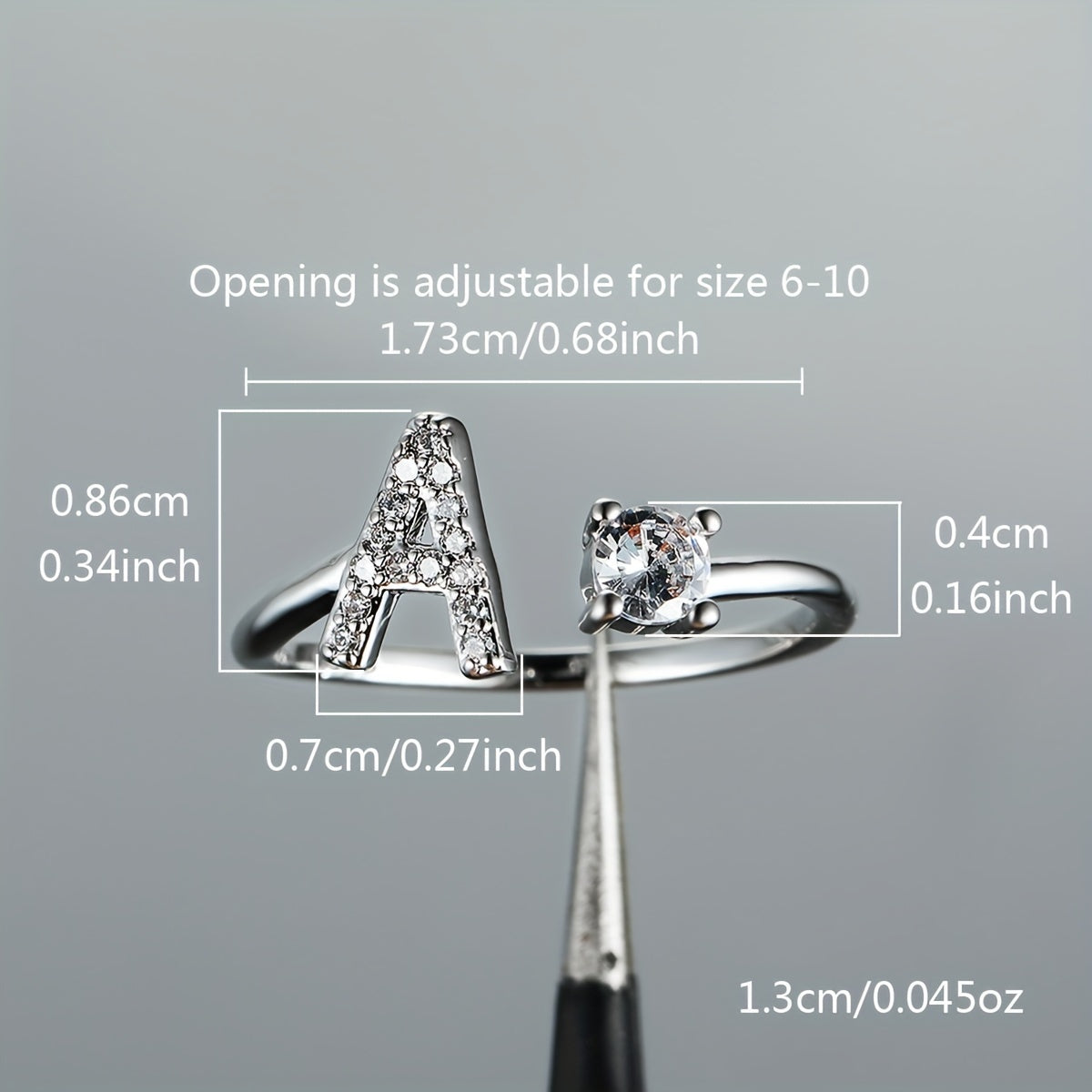 Bagues Alphabet AZ à la mode chaude, bagues initiales, bagues d'amour de mariage, mariées…