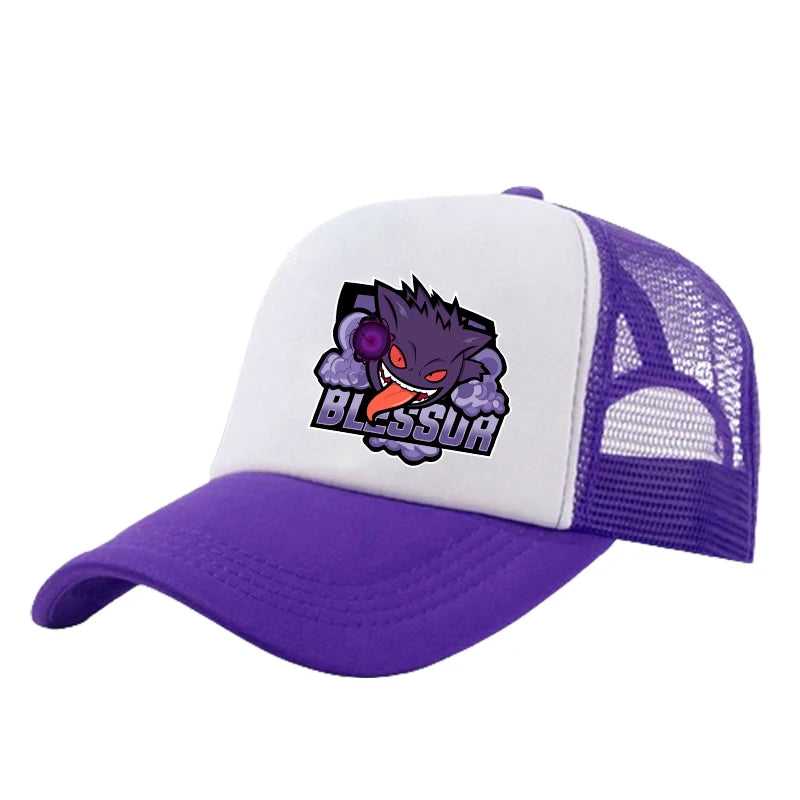 Casquette de baseball Stitch pour garçons et filles, chapeau de soleil en maille imprimé hip-hop décontracté unisexe à protection réglable, chapeau classique à visière en coton