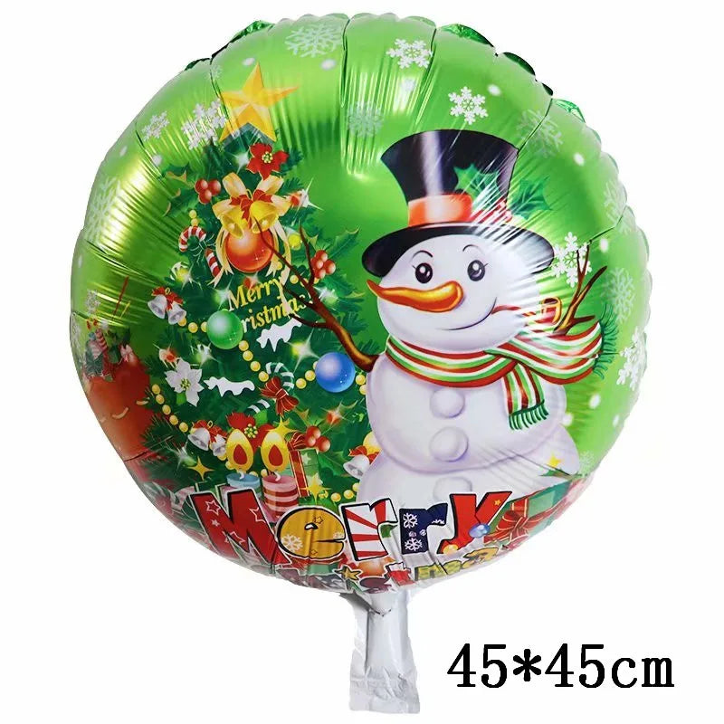 Ballon bonhomme de neige père Noël ballons arbre de noël décoration