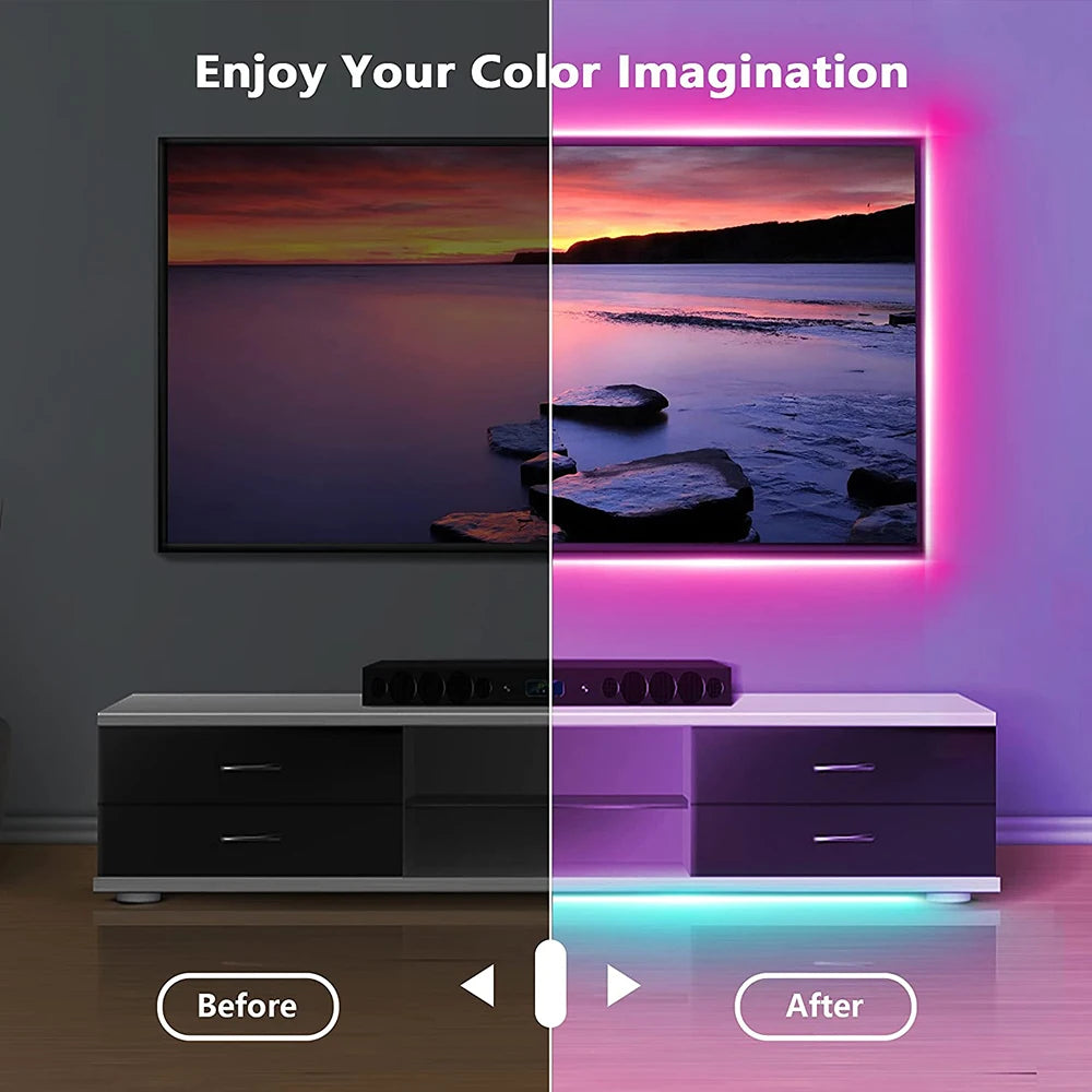 Ruban LED RGB Mikenoon, solution d'éclairage intelligente et polyvalente