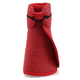LaMaxPa nouvelles femmes été visières chapeau pliable chapeau de soleil large bord plage chapeaux chapeau de paille chapeau femme plage Protection UV casquette